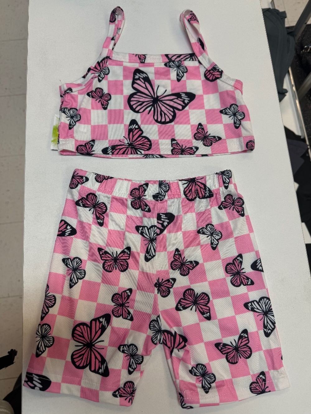 2Piece Butterfly Short Set